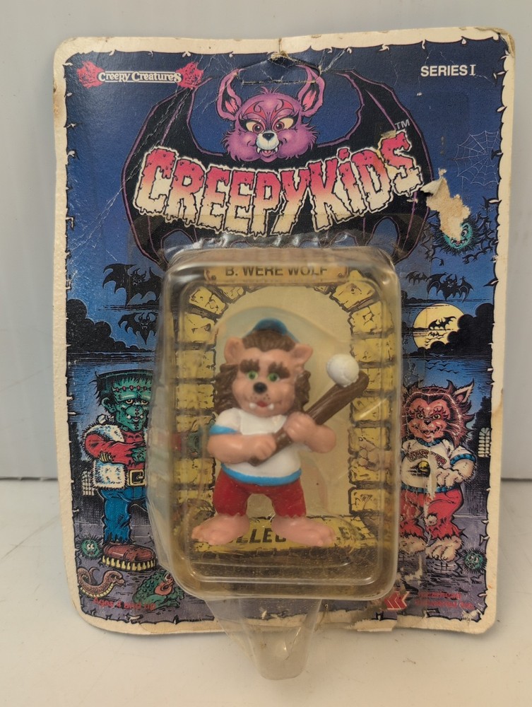 Vintage VTG Spearhead Creepy Kids Werewolf B Were Wolf Figure 1986 In Package