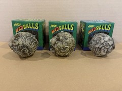 Madballs Mondo Set Glow In The Dark Skull Face Slobulus Horn Head Toy Figure OOP