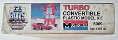 Vtg FERRARI *6069 GO Bots Turbo Convertible Plastic Model Kit 1984 NEW & SEALED
