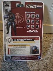 POC Cobra Trooper G.I. Joe 30th Variant RED CARD figure FSS 25th 50th The Enemy