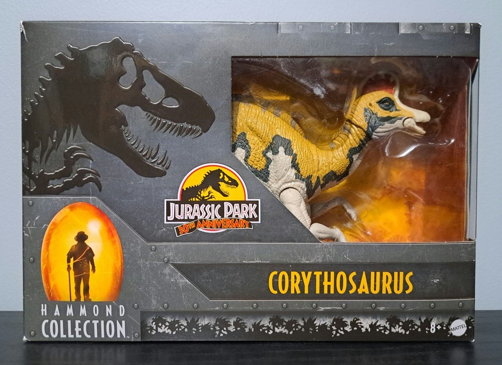Mattel Corythosaurus Jurassic World Hammond Collection 1/18 scale figure *MIB*