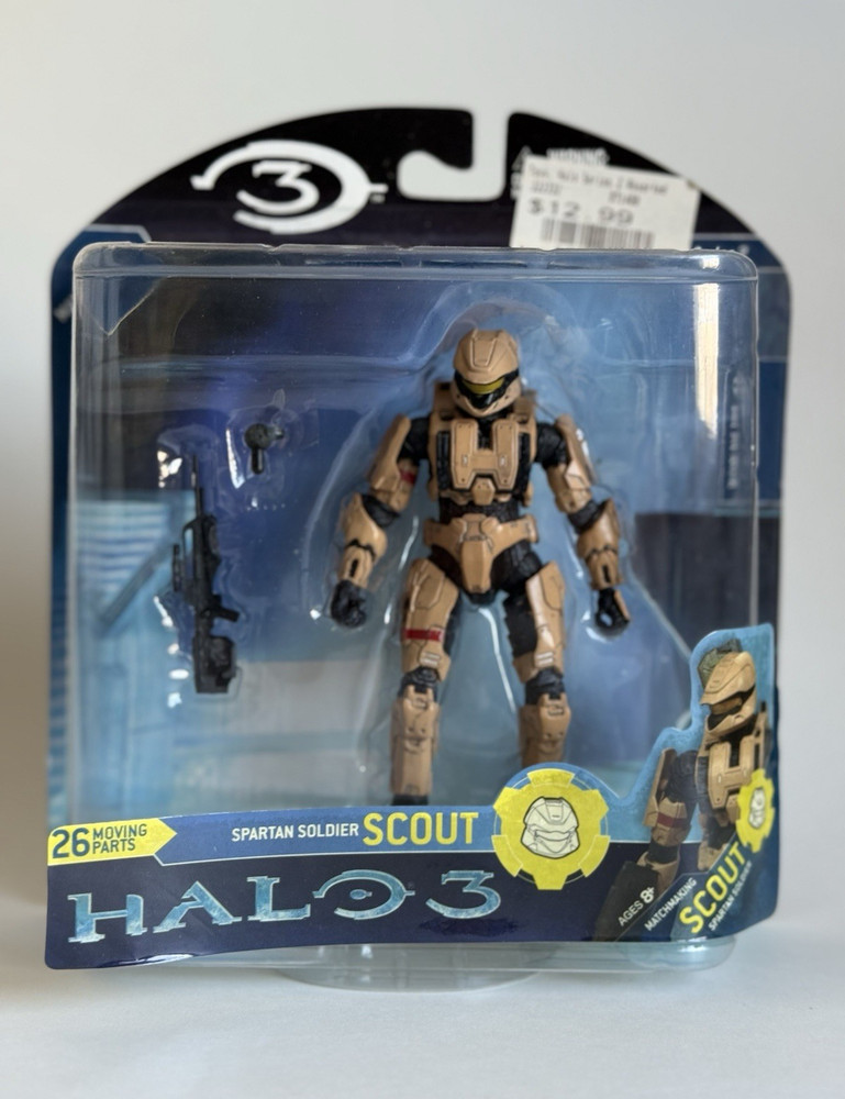 McFarlane Toys Halo 3 Series 2 Spartan Soldier Scout Action Figure Rifle