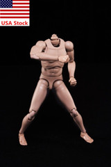 MX02-A 1/6 Europe Skin Male Body Super Flexible Soldier 12”Action Figure Doll