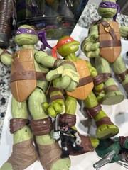 Huge Lot Mixed Teenage Mutant Ninja Turtles TMNT Figures Copters And More!
