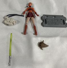 Ahsoka Tano Rotta Huttler Animated Star Wars No 9 2008 3.75″ Figure Clone Wars