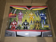 Mighty Morphin Power Rangers Re-Ignition Auto-Morphin 6 Pack Battle Set Goldar