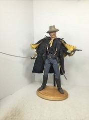 1/6 *RARE* JOHN WAYNE US CAVALRY OFFICER “SHE WORE A YELLOW RIBBON” + OAK STAND