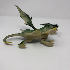 SDE Shantou – Dragon Lot Of 4 – PVC Red Green Yellow Adjustable Jaw