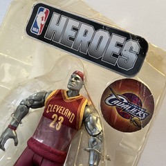 Jazware NBA Heroes Series 1 Lebron James Cleveland 6” Silver Action Figure
