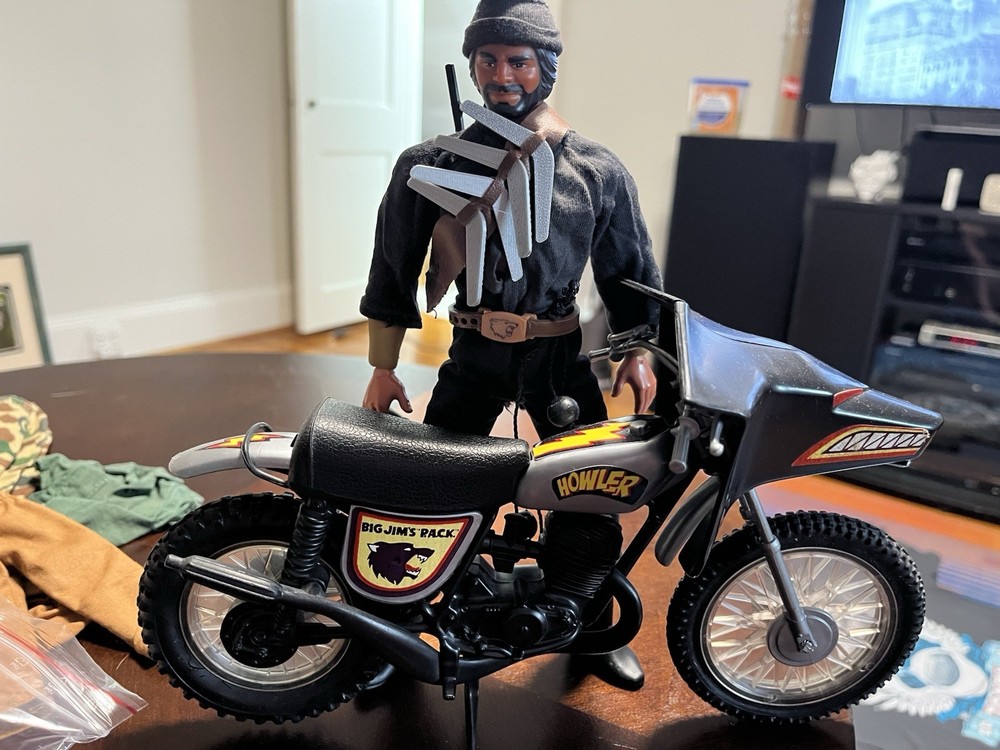 Big Jim Mattel Wolfpack The Whip Howler Motorcycle Honda Rugged Rider P.A.C.K.