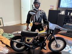 Big Jim Mattel Wolfpack The Whip Howler Motorcycle Honda Rugged Rider P.A.C.K.