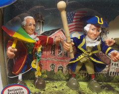 American Patriots Action Figures Franklin Washington Jefferson Odyssey Toys 2006