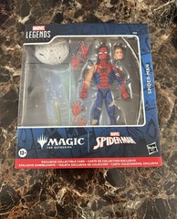 Spider-Man Marvel Legends Magic: The Gathering Battle-Damaged Spider-Man NO CARD