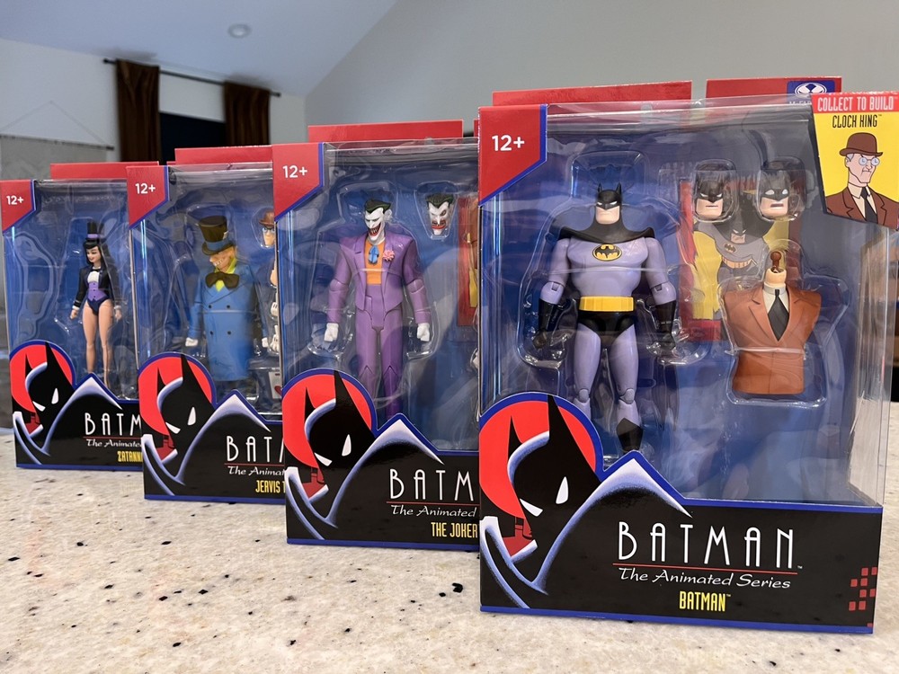 McFarlane DC Direct Batman The Animated Series Clock King Complete Set BTAS BAF