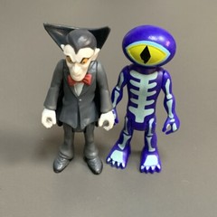 Rare Lot 5 Scooby-Doo Dog The Skeleton Man Zombie Monster DRACULA 2.5” Figures
