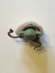 1980 Vintage Star Wars BROWN SNAKE DARK CANE Yoda Complete Action Figure