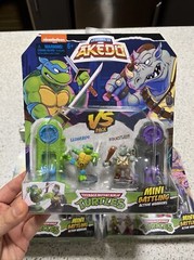 Akedo 2023- Mini Battling Warriors- Teenage Mutant Ninja Turtles – Set 4pcs