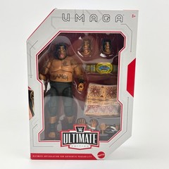 WWE Ultimate Edition Umaga Action Figure Samoan Bulldozer With IC Belt New