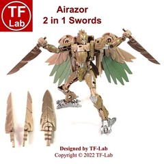 2 in 1 Swords Upgrade Kit for Transformers Studio Series SS 97 Airazor TF-Lab