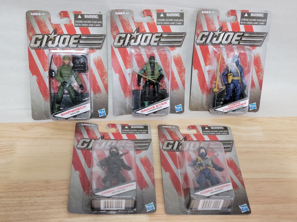 2011 Hasbro GI Joe Dollar General Exclusive Lot of 5 Figures All NIP
