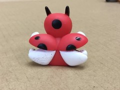2001 Pokemon Finger Puppet Ledian #166 Gotta Catch Them All Nintendo Bandai
