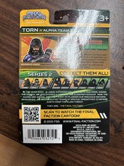 FINAL FACTION Alpha Team 1 COVERT OPS TORN 3-3/4″ Action Figure – New & Sealed