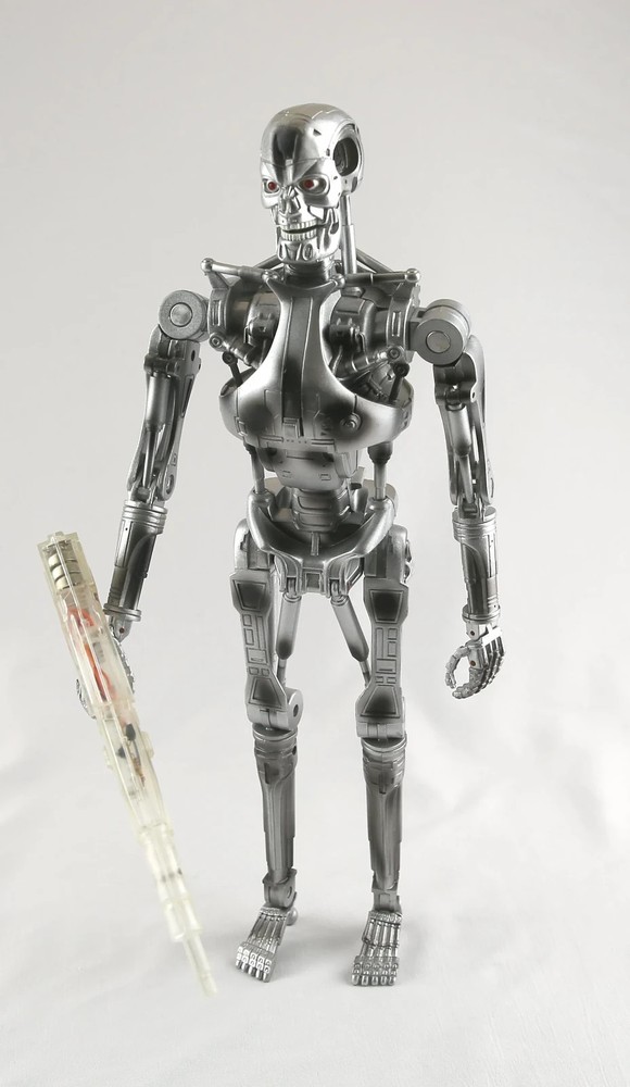 Vintage 1997 Terminator 2 15″ Electronic Endoskeleton Toy Island