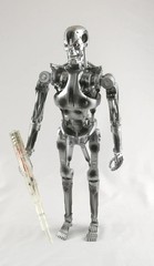 Vintage 1997 Terminator 2 15″ Electronic Endoskeleton Toy Island