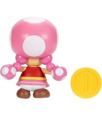 2024 JAKKS Pacific World of Nintendo Figure: TOADETTE (w/ Coin)