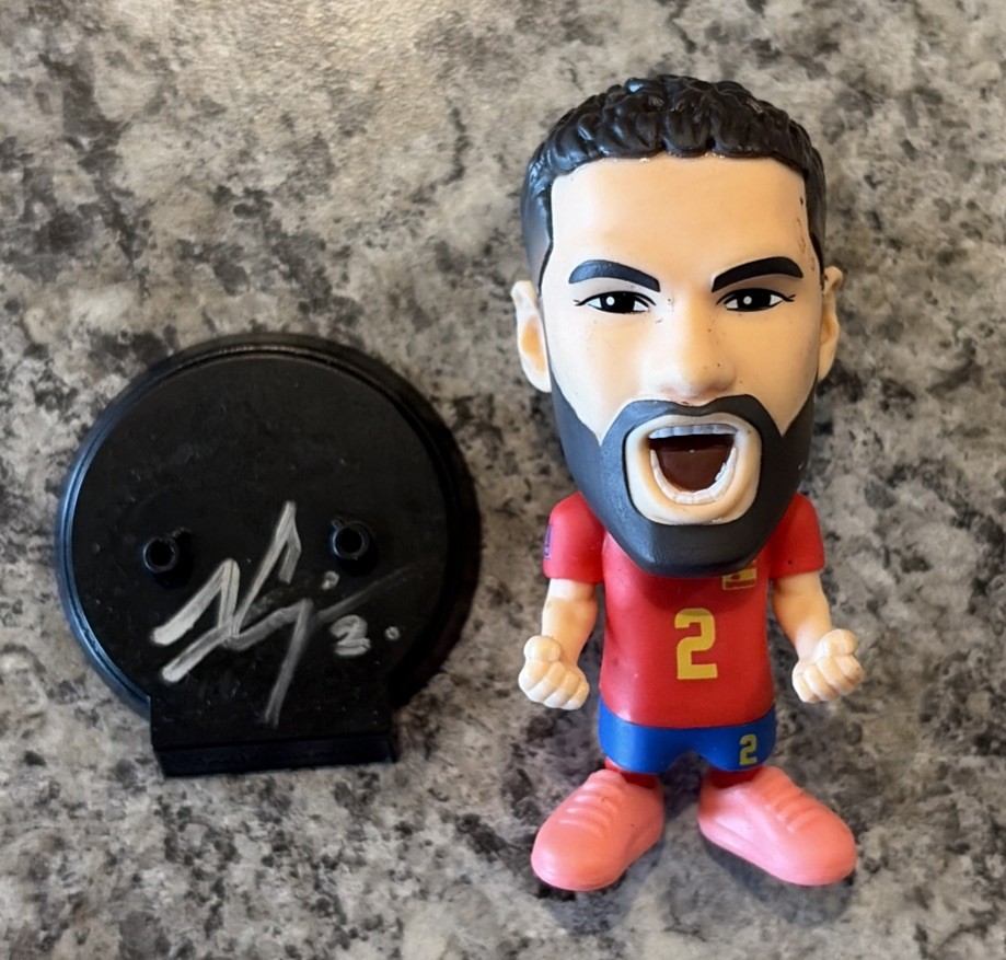 DANI CARVAJAL AUTOGRAPHED ZURU Ballers 2026 FIFA World Cup Soccer SIGNED IP Auto