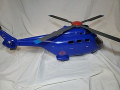 GIJOE 1/18 Scale Custom Cobra Attack Helicopter With Cobra Trooper And Vipers