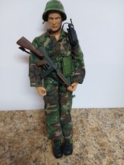 1998 21ST Century Toys 12” Soldier Camo Helmet & Accessories See Photos (#004)