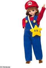 Takara Tomy Licca-chan Doll Super Mario Style LD-33 Nintendo Japan New