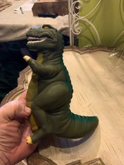 Land Before Time Sharptooth Tyrannosaurus Rex Hand Puppet Figure 1988 Pizza Hut