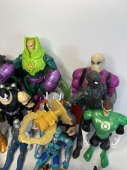 Collector Reseller Lot Of 13 Various Action Figures From Various Years DC Etc