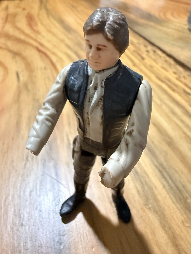 Star Wars Han Solo Human Action Figure Plastic Brown/Black/Beige Outfit