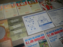 Vintage 1980s File Card Blueprints Accessories Game G.I. GI Joe Figure 3.75 ARAH