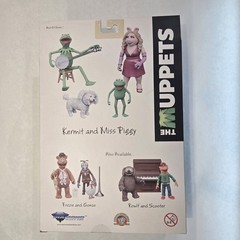 NEW Diamond Select Toys Disney The Muppets KERMIT and MISS PIGGY Action Figures