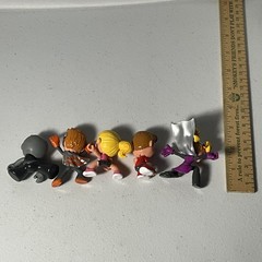 Ninja Kidz Action Figures Lot of 5 with Accessories Toy Collection