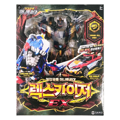 Miniforce Rex Kaiser EX Transform Robot Dinosaur Toy Compact Dinoid Warrior