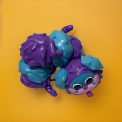 RARE series 2 Phat Mojo Poppy Playtime Pj Pug A Pillar Figure 2.75” Long. X7