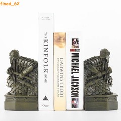1 Pair Hobbit The Lonely Mountain EREBOR Lord of The Rings Dwarf Statue Bookends