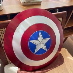 24″ AVENGERS CAPTAIN AMERICA VIBRANIUM SHIELD 75TH ANNIVERSARY COSPLAY PROP NEW