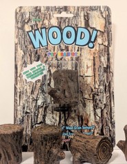 WOOD! – Ren & Stimpy Log – POP BRAIN ROT – Novelty Art Toy – Limited