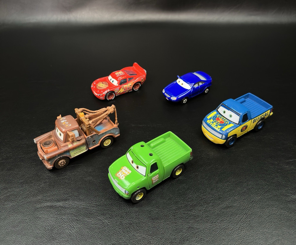 Disney Pixar Cars Diecast Toy car Lot of 5 Mixed – damage Lot *Read Desc