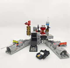 Transform G1 3 Change Base Metroplex Fighters K.O KT Ver NO OUTSIDE BOX