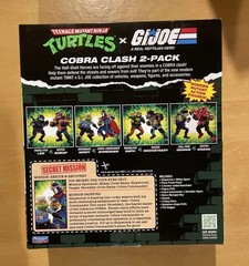 Playmates TMNT x G.I. JOE Mashup Complete Set of 4 Cobra Clash 2-Packs NEW
