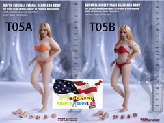 TBLeague 1/12 Seamless Female Body PLMB2022 T05A T05B Phicen 6″ Figure ❶USA❶