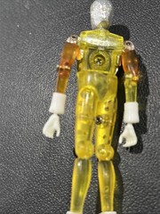 1976 MICRONAUTS Time Traveler Yellow Action Figure 1976 Vintage Complete