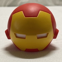 Marvel Avengers Iron Man Helmet Figure 3″ Red Yellow Battery Power Night Light